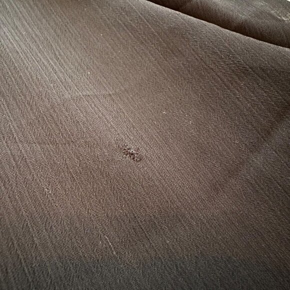 Express | Black Beaded Sheer Lined Slip Mini Dress Women's Small Spaghetti Strap - Picture 9 of 12